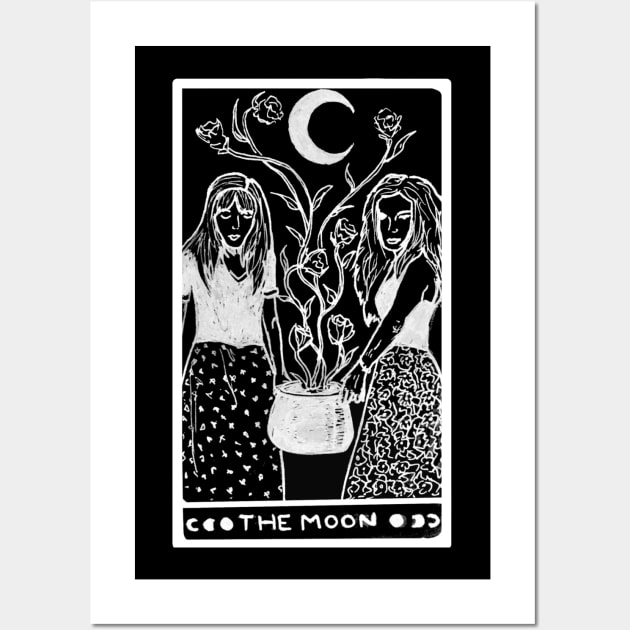 Midnight Margarita Moon Wall Art by TheDoodlemancer